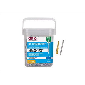 Grk Fasteners 36079GRK Fasteners No. 8 X 2-1/2 in. L Star Coated Reverse Screws 560 pk