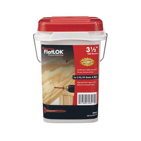 FastenMaster FMFL312B-250 FlatLok No. 14 X 3-1/2 in. L Torx Ttap Epoxy Coarse Wood Screws 250 pk