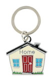 Hillman 701573HILLMAN Metal Black/Silver House Keychain