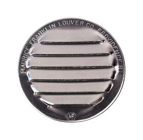Maurice Franklin Louver RL-100 2.5 2.5 in. W X 2.5 in. L Bright Silver Aluminum Mini Louver