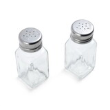 Farberware 5216093 Clear Glass/Stainless Steel Salt and Pepper Shakers