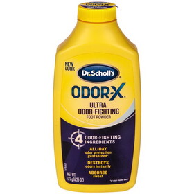 Dr. Scholls 90000065 Dr Scholl's Odor-X Boot/Foot Powder 6.25 oz