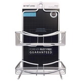 Better Living 13631 Venus 19.5 in. H X 4.5 in. W X 11 in. L Gray Shower Caddy