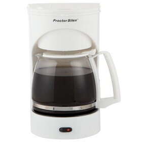 Proctor Silex 43501G 12 cups White Coffee Maker