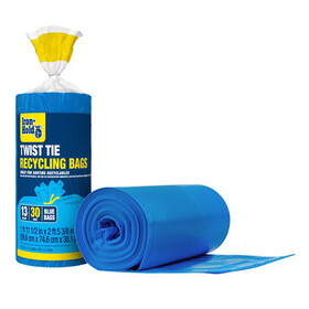 Ironhold 618781 Iron-Hold 13 gal No Scent Recycling Bags Twist Tie 30 pk