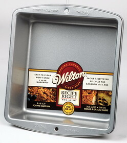 Wilton 191003178 8 in. W X 8 in. L Cake Pan Silver 1 pc