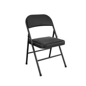 Cosco 14-995-JBD4 Black Fabric Folding Chair 1 pk