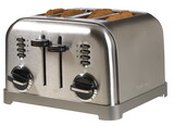 CUISINART CPT-180P1 Stainless Steel Silver 4 slot Toaster 7.4 in. H X 11.14 in. W X 10.67 in. D