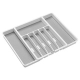 Madesmart 29308 2 in. H X 13 in. W X 16 in. D Plastic Adjustable Silverware Tray
