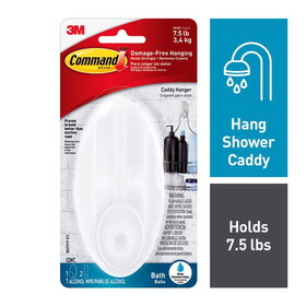3M BATH19-ESF Command Large Plastic Caddy Hanger 5 in. L 1 pk
