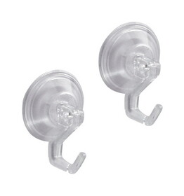 iDesign 52820 3 in. H X 2 in. W X 2 in. L Clear Robe Hook