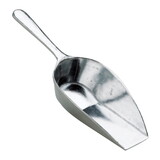 Harold Import 504 Silver Aluminum Flat Bottom Scoop