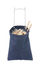 Whitmor 6369-201 Blue Polyester Clothes Pin Bag