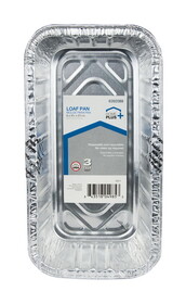 HOME PLUS D51030 Durable Foil 3-3/4 in. W X 8 in. L Loaf Pan Silver 3 pk