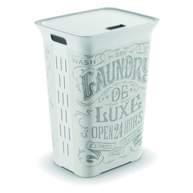 KIS 243170 White Plastic Clothes Hamper