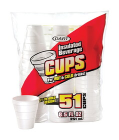 Dart 8RP51 Insulated Beverage Cups 51 pk