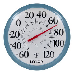 Taylor 6700TE Big and Bold Bezel Dial Thermometer Plastic Teal 13.25 in.