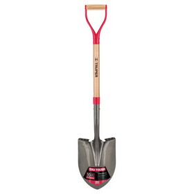 Truper PRY-E Tru-Tough 41 in. Steel Round Digging Shovel Wood Handle