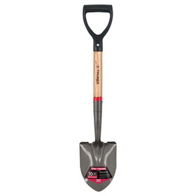 Truper TR-BY-P Tru-Tough 27 in. Steel Round Utility Shovel Wood Handle