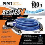 PIRIT Heated PWL-05-100 Series V 5/8 in. D X 100 ft. L Medium Duty Heated Hose
