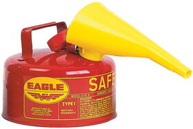 Eagle UI10FS Steel Safety Gas Can 1 gal