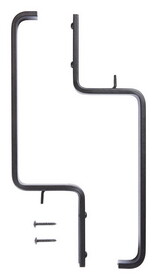 Panacea 89057 Black Aluminum 3-3/16 in. H Adjustable Plant Bracket 1 pk