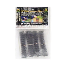 Grow Master 00005840 6 in. W Gray Stainless Steel Gopher Wire Basket