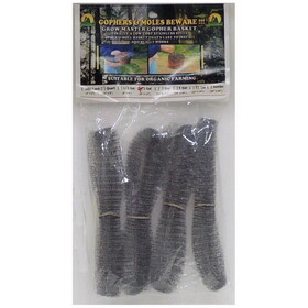Grow Master 00912108 9 in. W Gray Stainless Steel Gopher Wire Basket