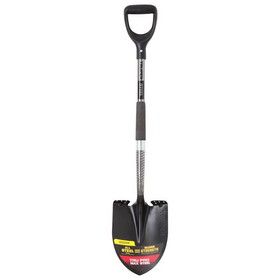 Truper PRY-ST Tru Pro 40 in. Steel Round Digging Shovel Steel Handle