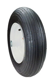 MAXPOWER 335260MaxPower 8 in. D X 15.6 in. D Centered Wheelbarrow Wheel Rubber 1 pk