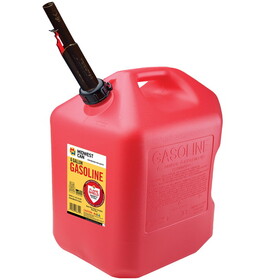 Midwest Can 6610 Quick Flow Spout Plastic Gas Can 6 gal