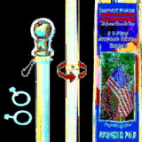 Valley Forge 60736 60 in. L Aluminum Flag Pole Brushed
