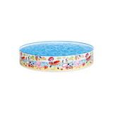 Intex 56451EP 117 gal Round Plastic Snapset Pool 10 in. H X 5 ft. D
