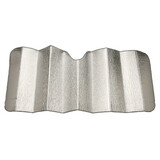 Custom Accessories 114810A 67 in. L X 27 in. W Silver Foldable Sun Shade