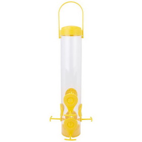 Perky-Pet 481F Finch 1.5 lb Plastic Tube Bird Feeder 6 ports