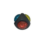 Multipet 51131 Doglucent Assorted TPR Dental Diamond Ball Dog Toy 1 pk