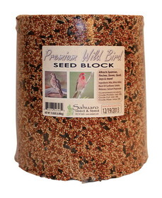 Sahuaro Seed JUMBOWB16 Assorted Species Millet Bird Food Block 15 lb