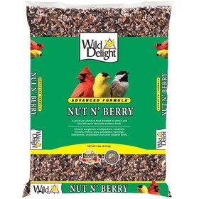 Wild Delight 366050 Nut N Berry Assorted Species Sunflower Kernels Wild Bird Food 5 lb