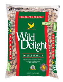 Wild Delight 379050 Assorted Species In-Shell Peanuts Wild Bird Food 5 lb