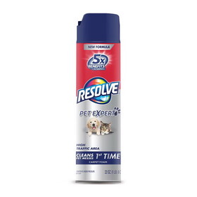 Resolve 1920083262 Pet High Traffic Carpet Cleaner 22 oz Foam