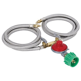Bayou Classic M2HPH 36 in. L Stainless Steel Hose Assembly And Regulator