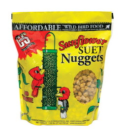 C&S Products 100214181 C&S Assorted Species Sunflower Suet Nuggets 27 oz