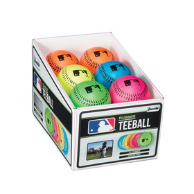 FRANKLIN 23342S4 Pro Brite Assorted Neon Rubber T-Ball 9 in. 1 pk