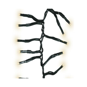 Celebrations 9922031 LED Rice Cluster Warm White 200 ct String Christmas Lights 6.6 ft.