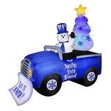 Occasions 04816 Snowman In Snow Truck 8 ft. Inflatable
