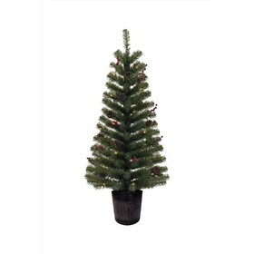 Celebrations 283-135-35LM 4 ft. Full LED 35 ct Nothern Pine Prelit Color Changing Christmas Tree