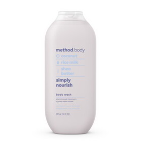 Method 01857 Simply Nourish Scent Body Wash 18 oz 1 pk