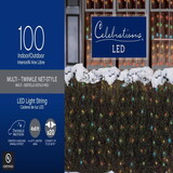 Celebrations 282M4213 LED Multicolored 100 ct Net Christmas Lights 6 ft.