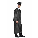 TOPTIE Adult Unisex Graduation Gown Cap with Tassel 2023 for High School and Bachelor