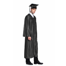 TOPTIE Adult Unisex Graduation Gown Cap with Tassel 2024 for High School and Bachelor